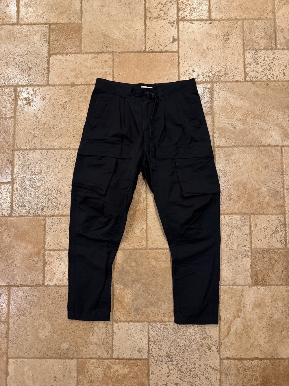 Bottega Veneta Daniel Lee 2020 Black Cargo Trousers Pants